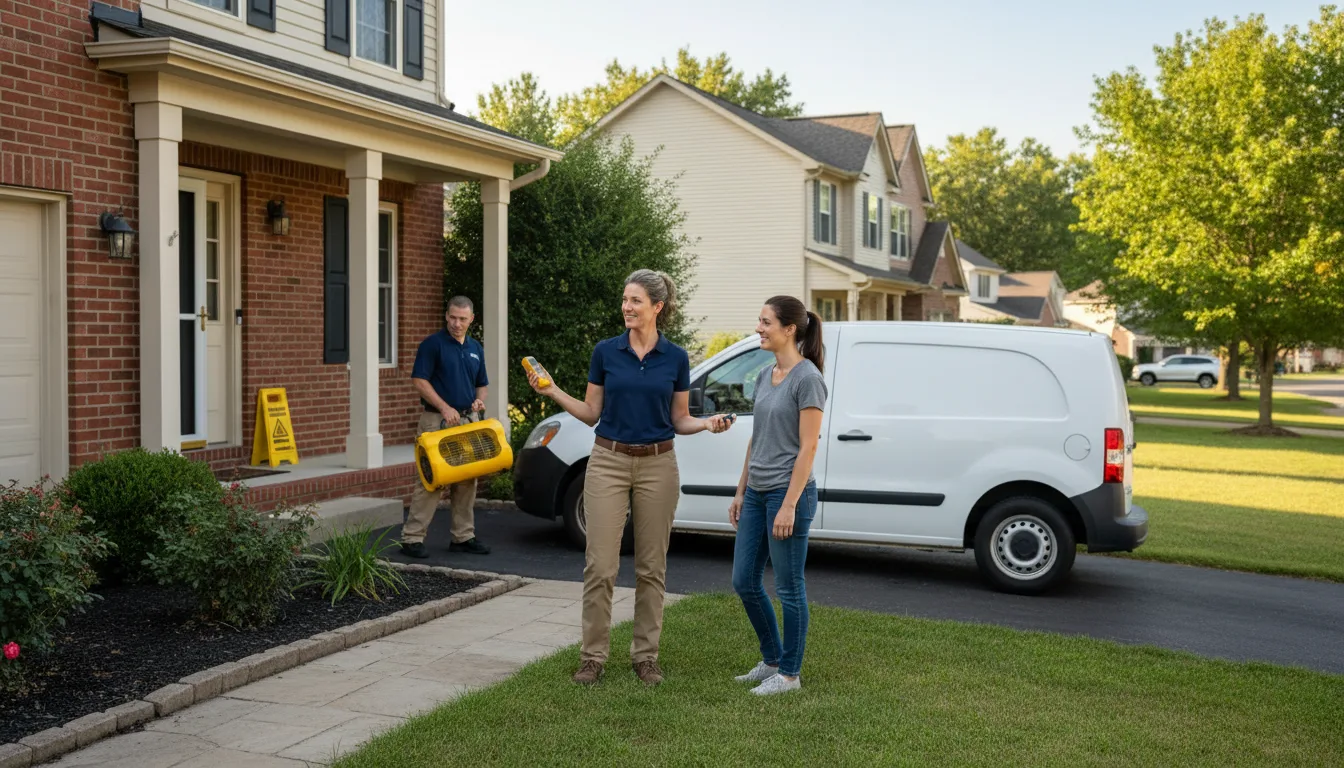 Water restoration image for Dehumidification And Cleanup Services in Gasquet, CA